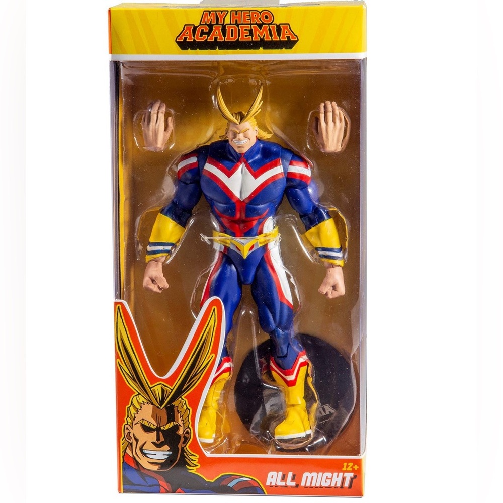 My Hero Academia All Might Action Figure - Blue, Yellow, Red